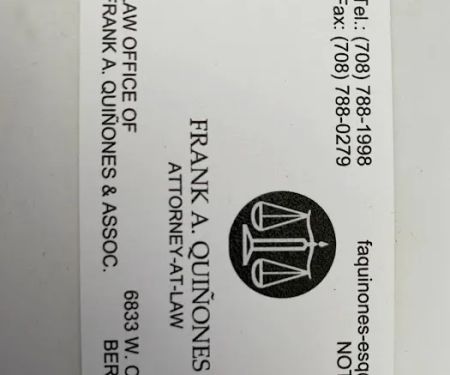 Law Offices of Frank A. Quinones & Assoc.