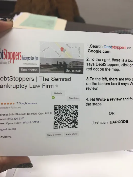 Debtstoppers: Bankruptcy Law Firm - Crest Hill, IL Picture 2