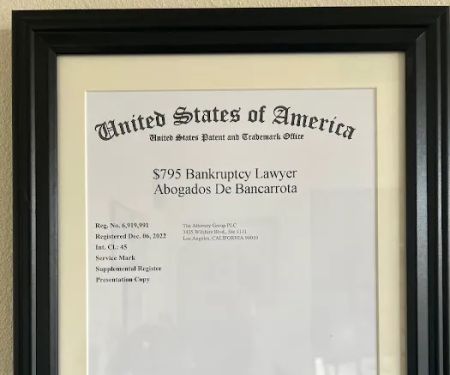 $795 Bankruptcy Lawyer Abogados de Bancarrota Riverside