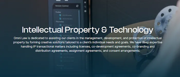 Omni Law Intellectual Property Attorney Picture 5