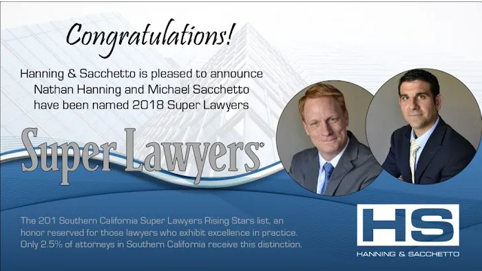 Hanning & Sacchetto, LLP - Whittier Personal Injury Lawyers Picture 4