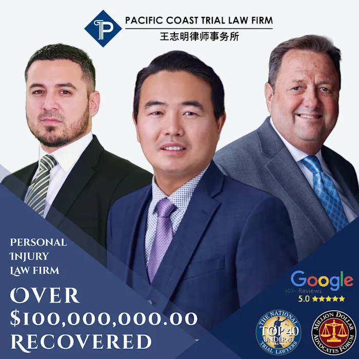 Pacific Coast Trial Law Firm,APC 旧金山湾区资深车祸律师 王志明律师 Picture 9