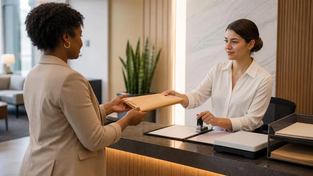 Law Office Document Drop-Off: Get a Receipt and Keep Copies